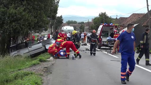 Accident devastator în Mureș. ”Și acuma tremur”