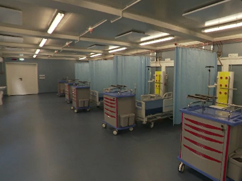 Cum arată spitalul construit de Asociația „Dăruiește Viață" pentru bolnavii de Covid-19. Banii au fost donați