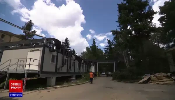 Cum arată spitalul construit de Asociația „Dăruiește Viață" pentru bolnavii de Covid-19. Banii au fost donați