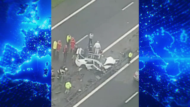 Tragedie pe Autostrada Soarelui. O mașină s-a făcut bucăți în drum spre mare