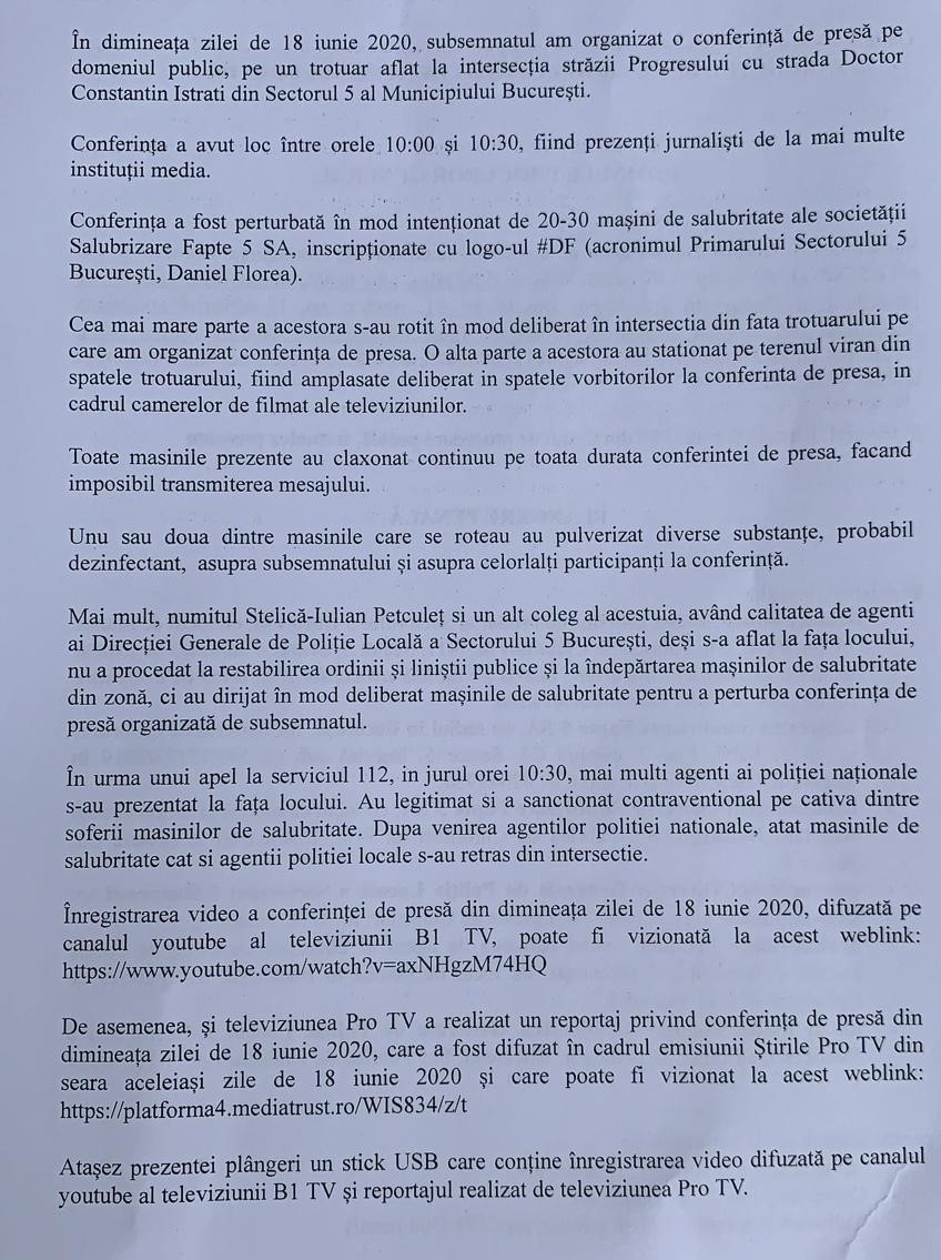 plangere penala Nicusor Dan