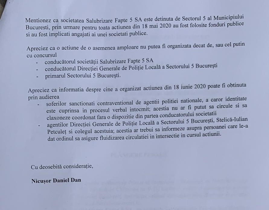 plangere penala Nicusor Dan