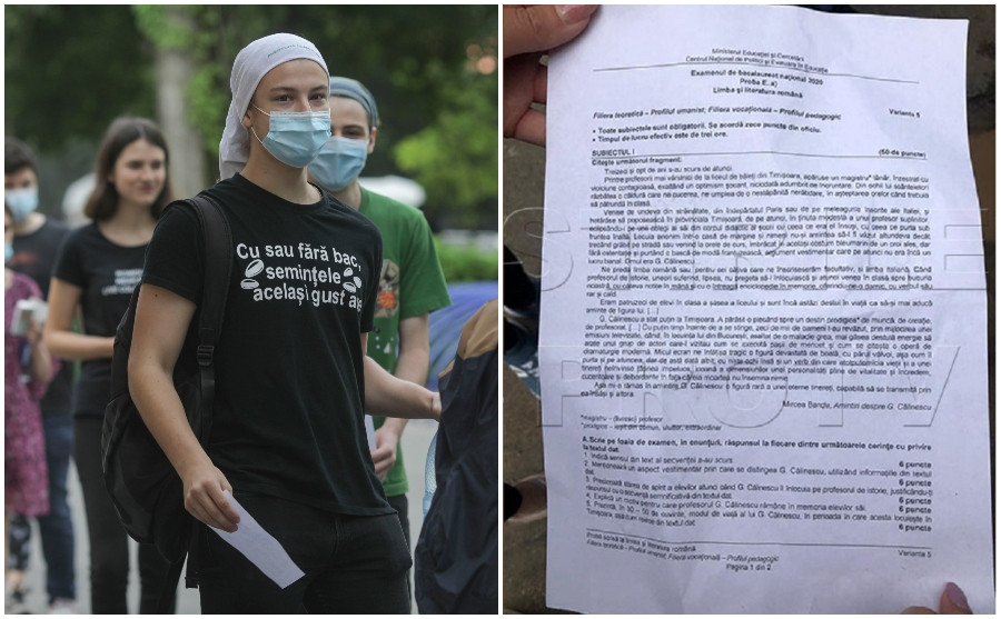 SUBIECTE Bacalaureat 2020 Rom&acirc;nă. Ce subiecte au primit elevii la limba rom&acirc;nă