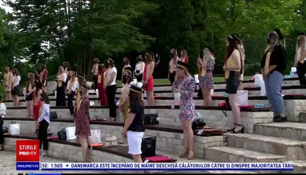 Locație inedită pentru ceremonia de absolvire, pusă la dispoziție de Universitatea din Iași