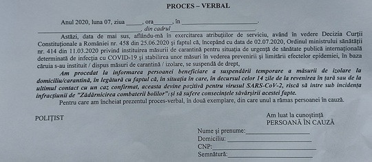 proces verbal europol