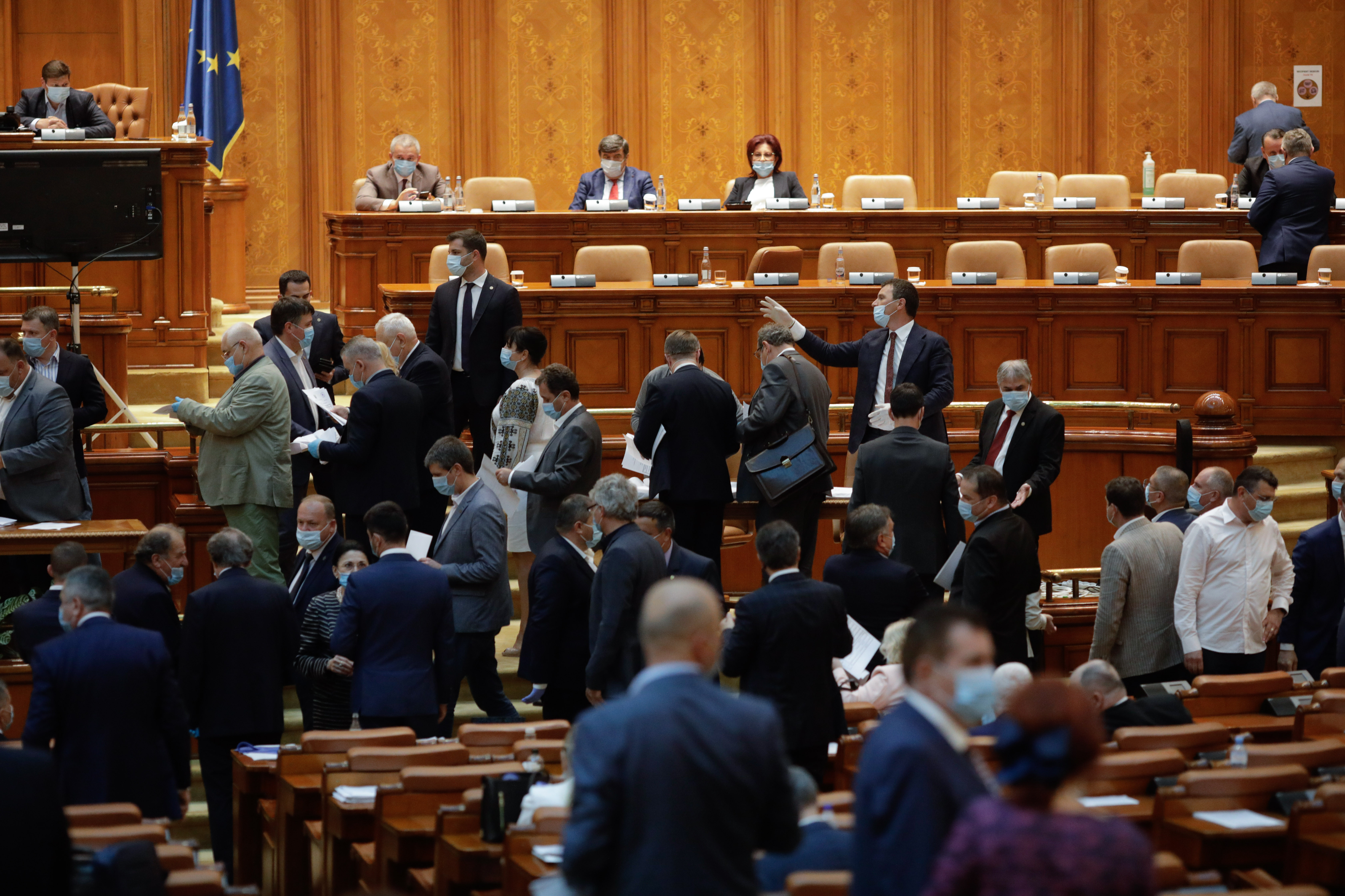 Ministrul Dezvoltării: ”Aţi compus o moţiune aproape integral din invective şi calomnii”