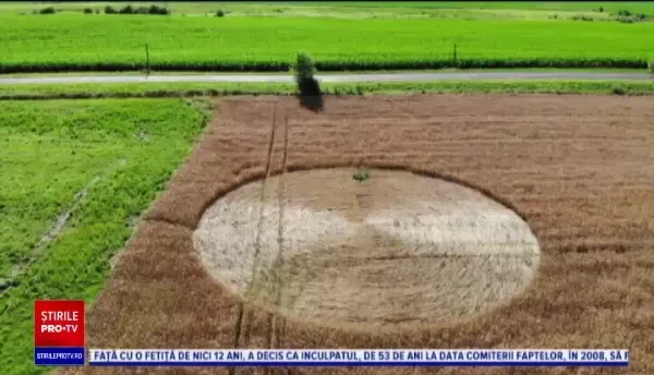 Cerc perfect, apărut în mod misterios într-un lan de grâu din Ungaria. Ce semnificații ar putea avea