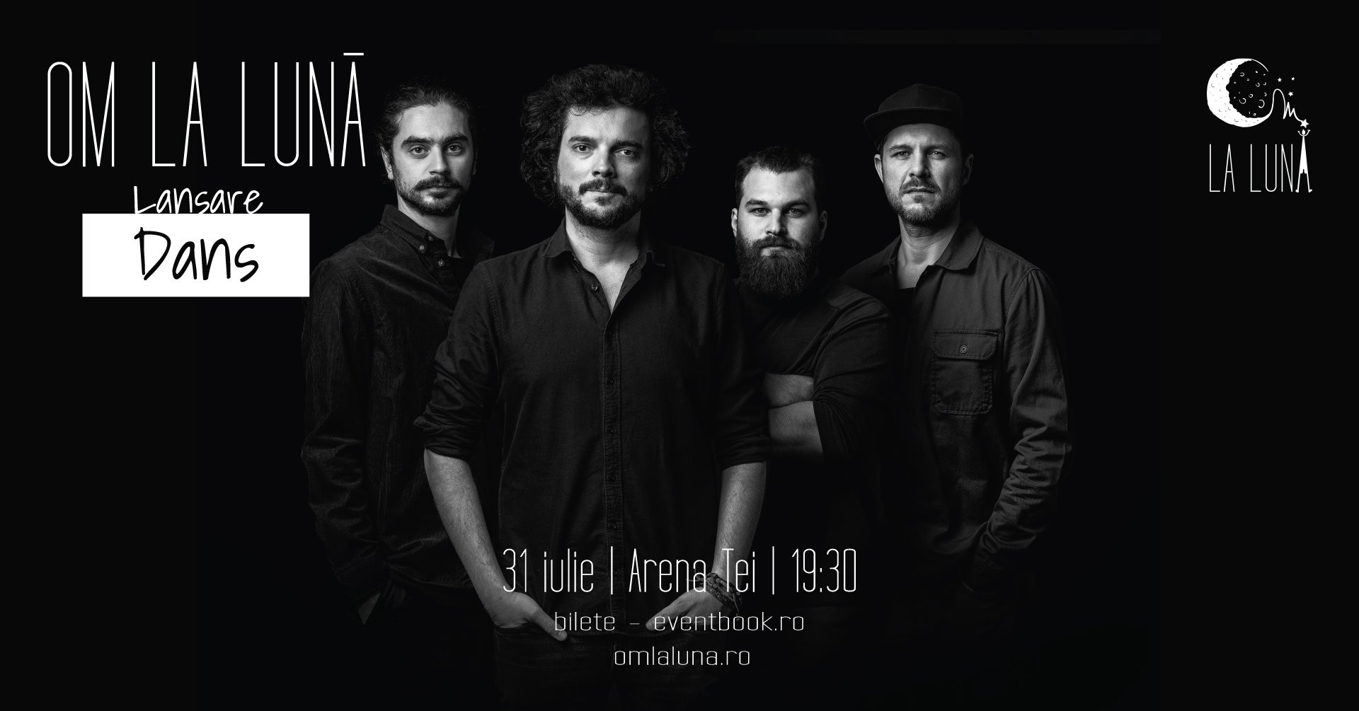Formația om la lună lansează EP-ul ”Dans”, compus în pandemie, într-un concert în București