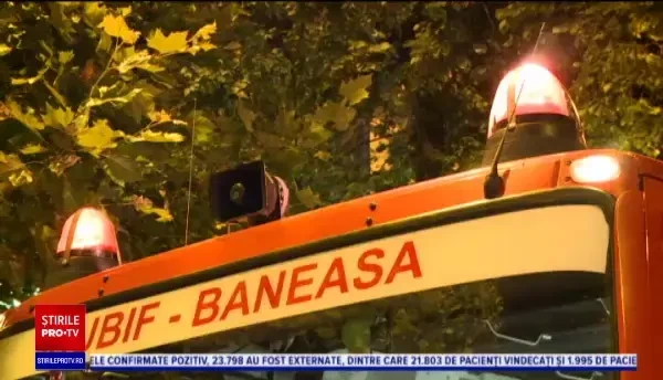 Incendiu la subsolul unui restaurant, pe Calea Floreasca din Capitală
