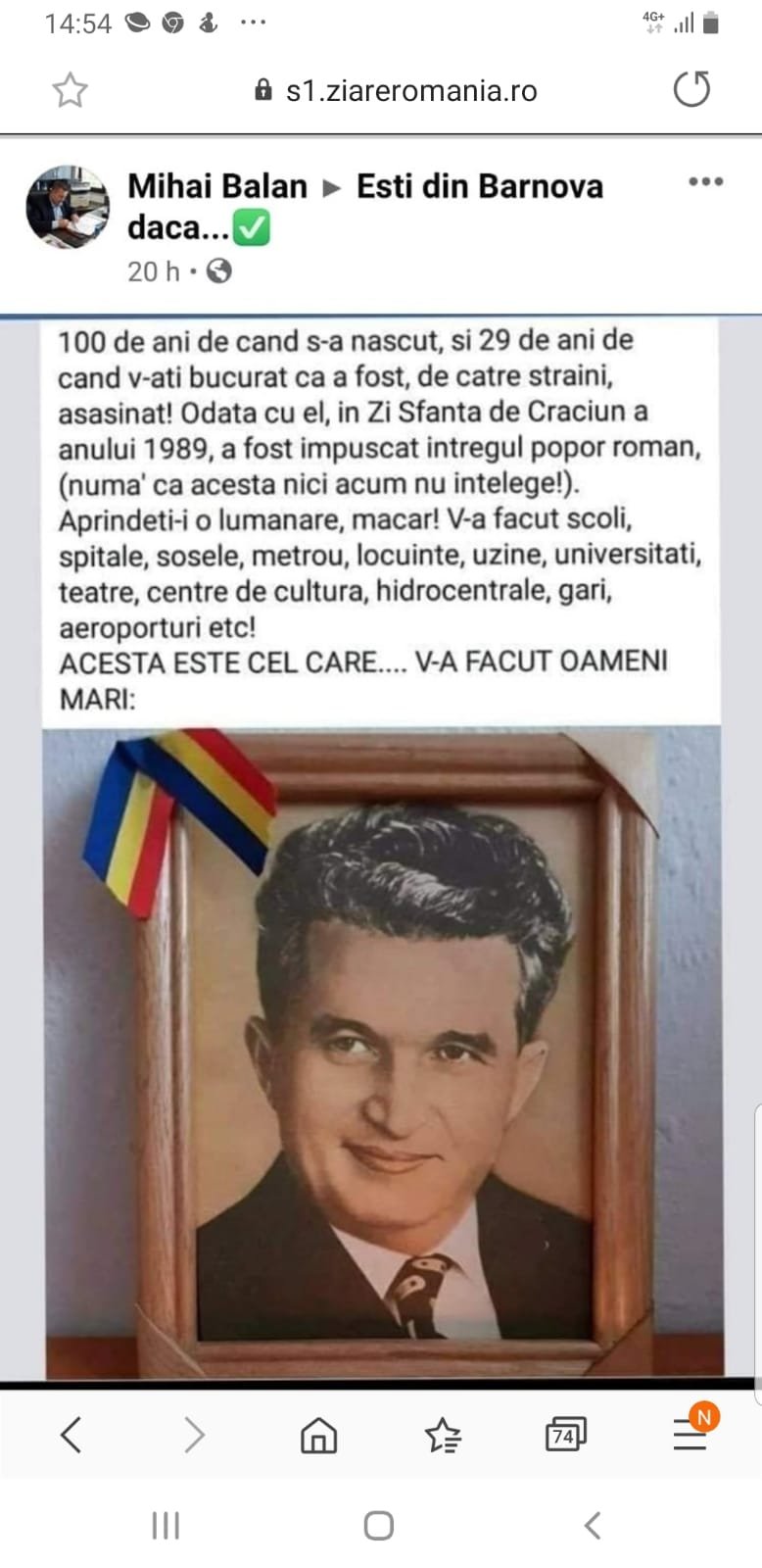postare mihai balan