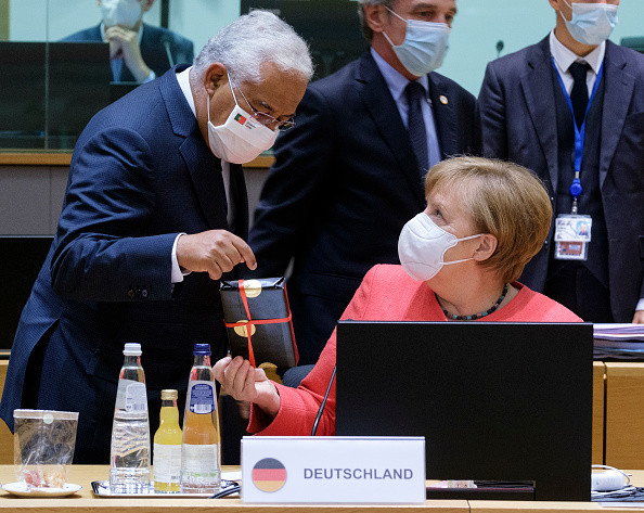 Angela Merkel și Antonio Costa
