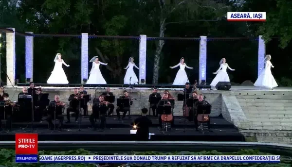 Moment inedit în Grădina Botanică din Iași. Spectacol organizat de Opera Națională