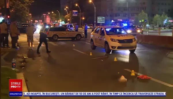 Un grav accident, în Capitală. Un pieton lovit și aruncat câțiva metri, în timp ce traversa strada