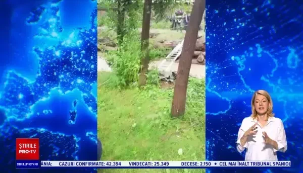 Vijeliile însoțite de grindină au lovit din nou mai multe localități din țară