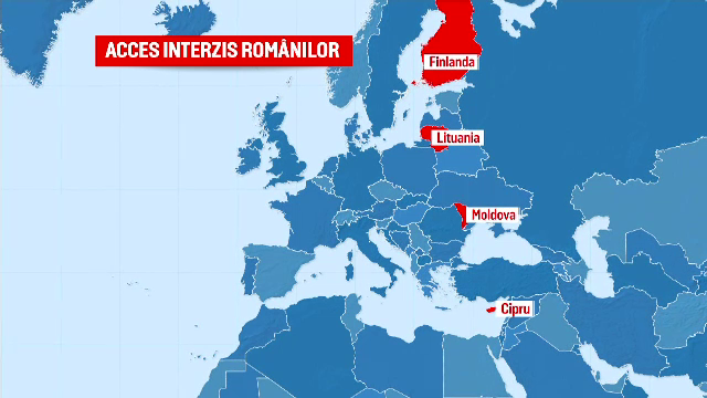 Țările care au interzis accesul rom&acirc;nilor