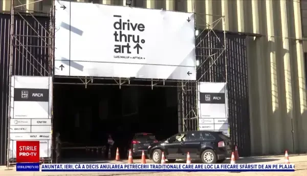 Orașul brazilian Sao Paulo a organizat o galerie de artă drive-through