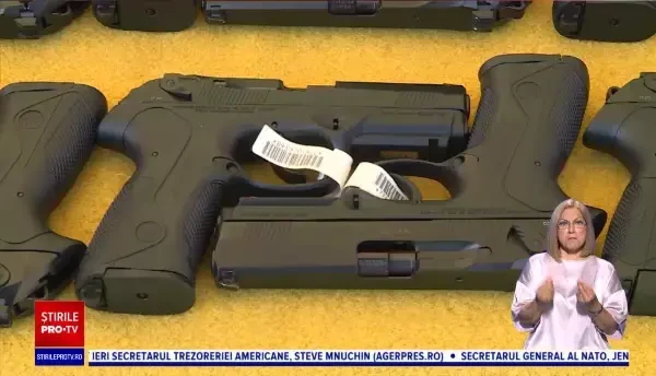 25.000 de pistoale noi pentru polițiștii de la Brigada Rutieră și de la Ordinea Publică