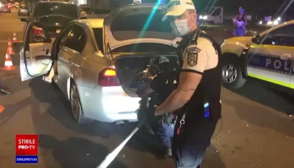 VIDEO. Polițiștii au organizat filtre masive în București după moartea lui Pian