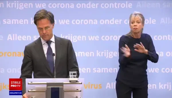 Premierul Olandei: ''Respectaţi regulile, sau în curând, veţi fi blocaţi în locuinţe''