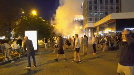 Proteste în Belarus după ce Lukașenko a câștigat alegerile. 120 de persoane au fost reținute