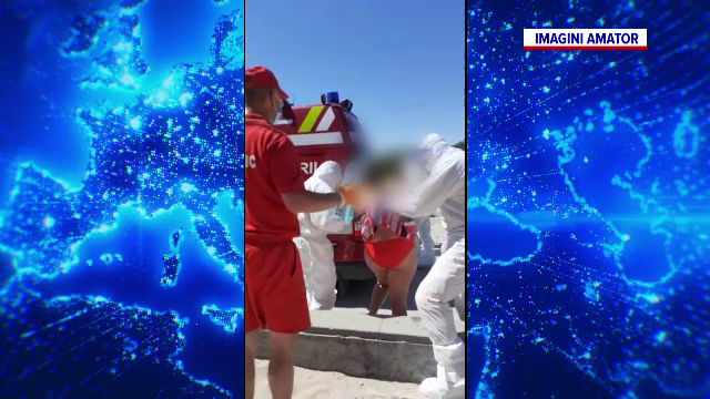 A mers pe o plajă aglomerată din Eforie Nord deși se simțea rău. Ce au constatat medicii