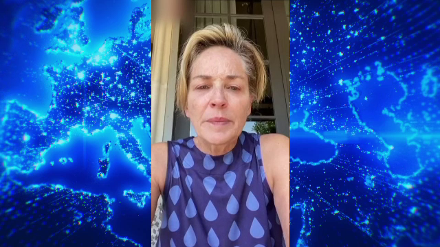 Sora actriței Sharon Stone are Covid-19. „Luptă pentru viaţa ei în spital”