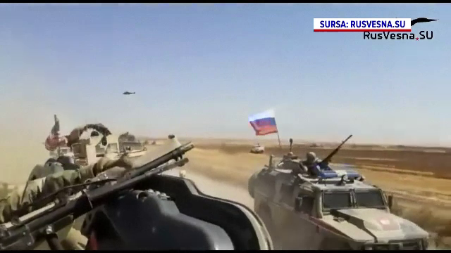 VIDEO. Momentul în care un blindat rusesc lovește unul american, în Siria