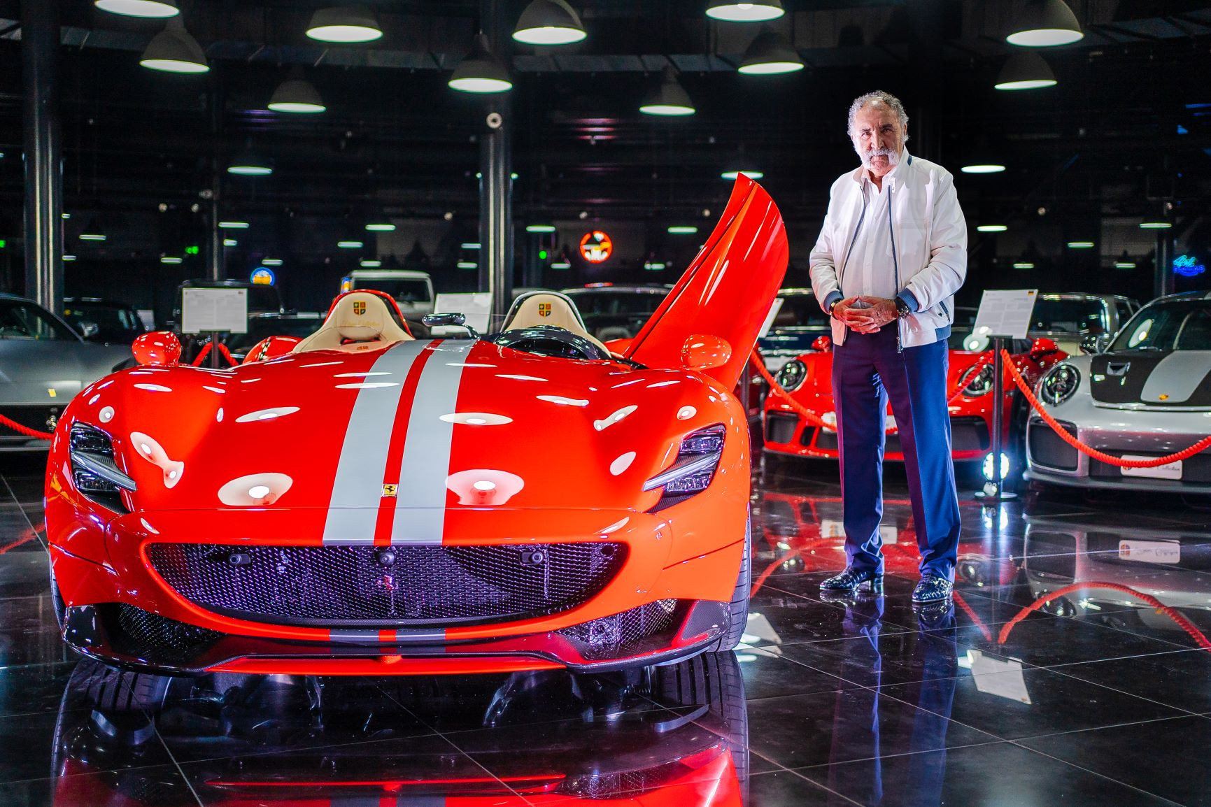 Ultima „bijuterie” din colecția de mașini a lui Ion Țiriac: Un ferrari de 2 milioane de dolari