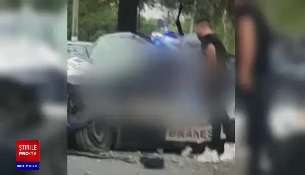 Polițist rănit grav într-un accident de circulație. Ce greșeală a făcut