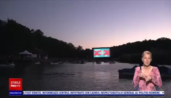 Festival de film inedit, la Sibiu. Pelicule vizionate din barcă