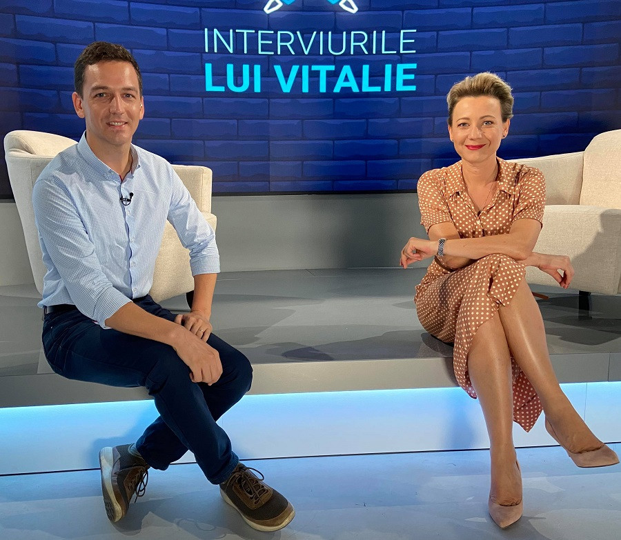 Mirela Oprișor, in cadrul emisiunii Interviurile lui Vitalie