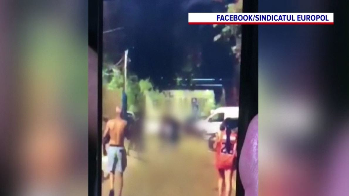 Scene de violență extremă în Rahova. Un bărbat a fost bătut crunt, după ce a lovit o femeie