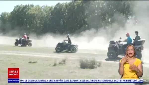 Iubitorii de adrenalină și-au dat întâlnire în Argeș, la prima cursa de ATV-uri din acest an