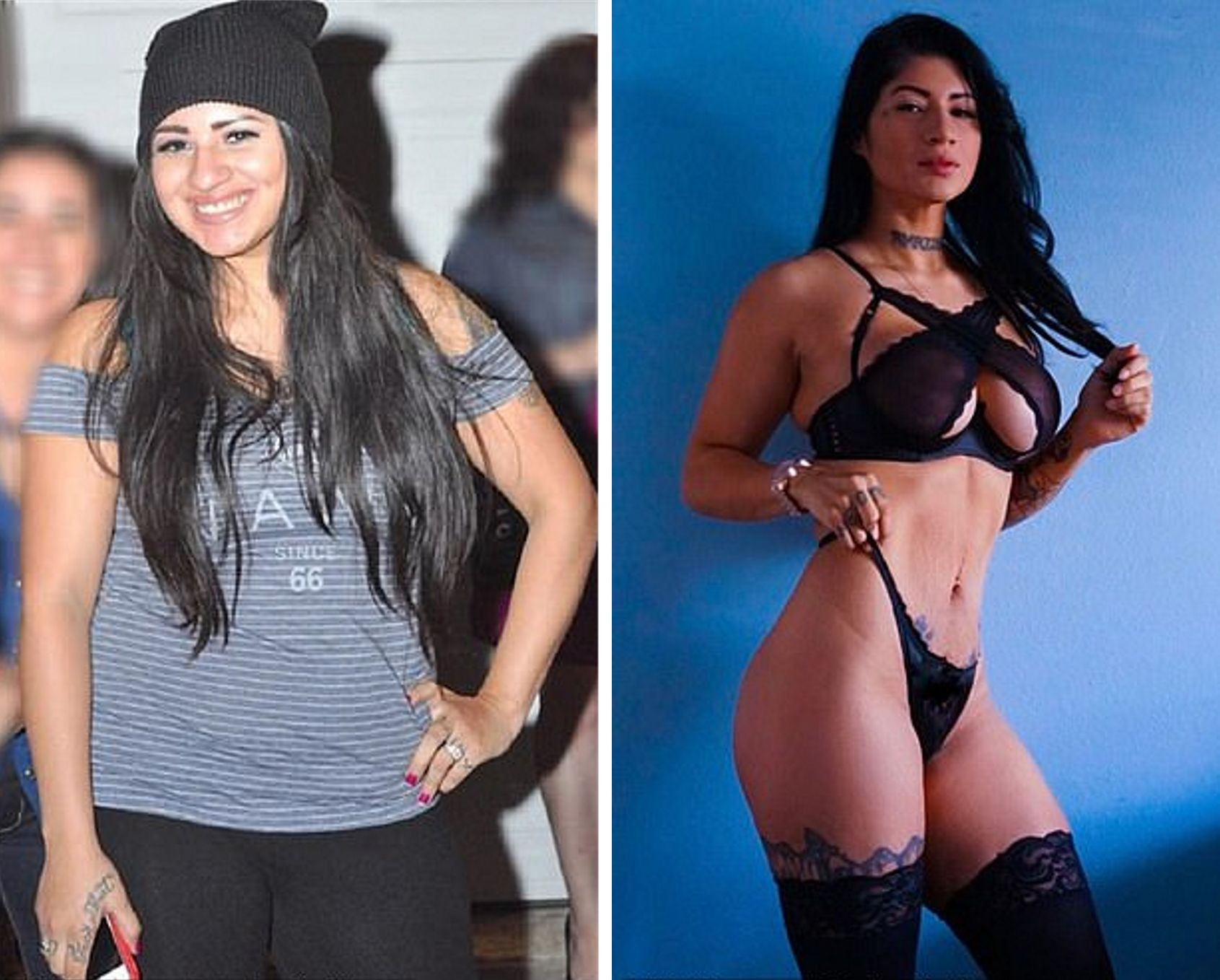 miriam colaj inainte dupa