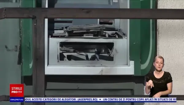 Încă un bancomat a fost spart prin detonare, în Galați. Hoții nu au fost încă prinși