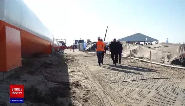 România, cu un pas mai aproape de independența energetică. A început construcția unei conducte la Vadu