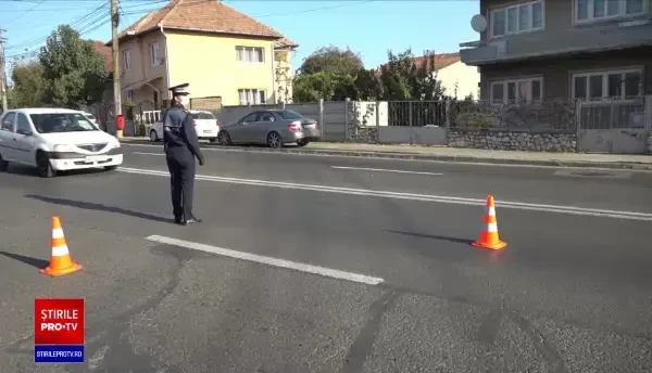 Accident grav în Alba Iulia. Bătrân de 85 de ani, spulberat de o mașină