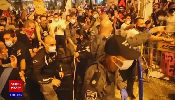 Proteste masive în Israel, după ce Guvernul a impus carantină la nivel național