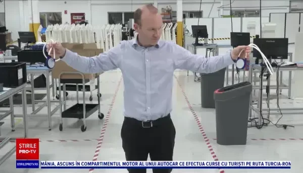 Dispozitiv pentru distanțarea fizică, inventat de o firmă de robotică din Anglia