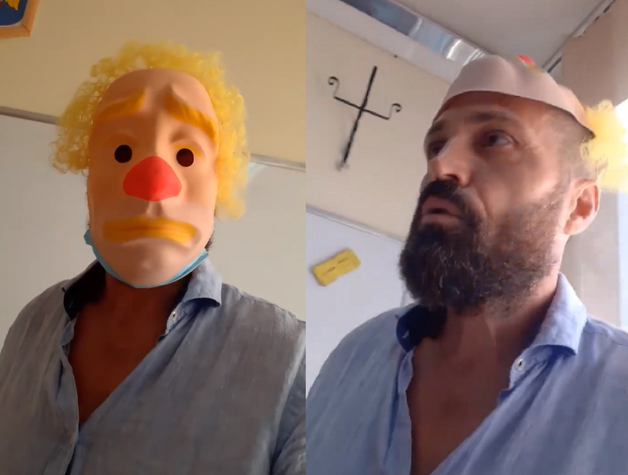 Cum a fost sancționat profesorul care şi-a îndemnat elevii să nu poarte mască