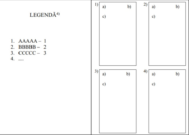 Model buletin de vot pentru consilii județene și Consiliul General al Municipiului București