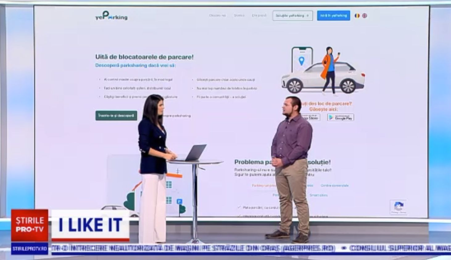 Cum funcționează aplicația de park sharing. Inventatorul a explicat la emisiunea Ilike IT cum obții gratis un loc