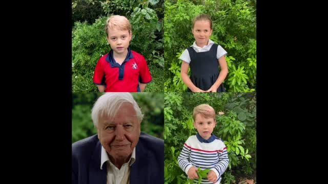 Dialog savuros între copiii ducilor de Cambridge și Sir David Attenborough