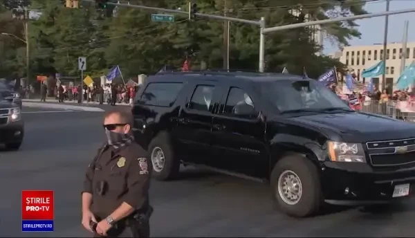 VIDEO. Trump a părăsit spitalul în care este tratat de COVID-19, pentru a-și saluta fanii