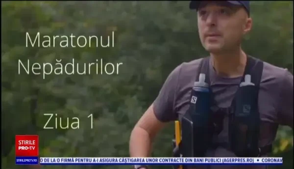 Maratonistul Andrei Roșu a alergat peste 100 de km pentru a atrage atenția asupra defrișărilor ilegale
