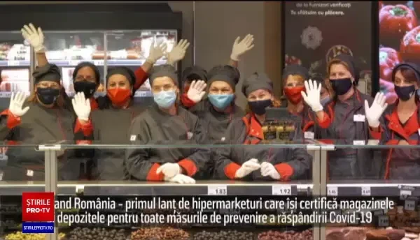(P) Kaufland România, certificat pentru aplicarea corectă şi completă a măsurilor de siguranţă anti-Covid