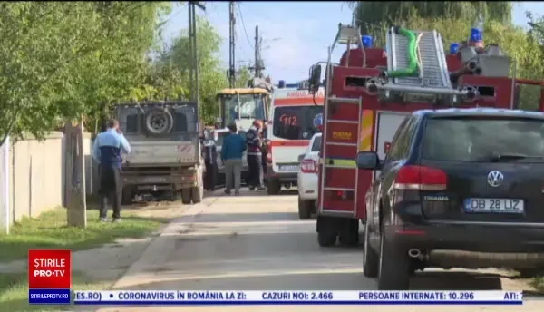 Un bărbat a murit îngropat sub un mal de pământ, pe un șantier din Dâmbovița