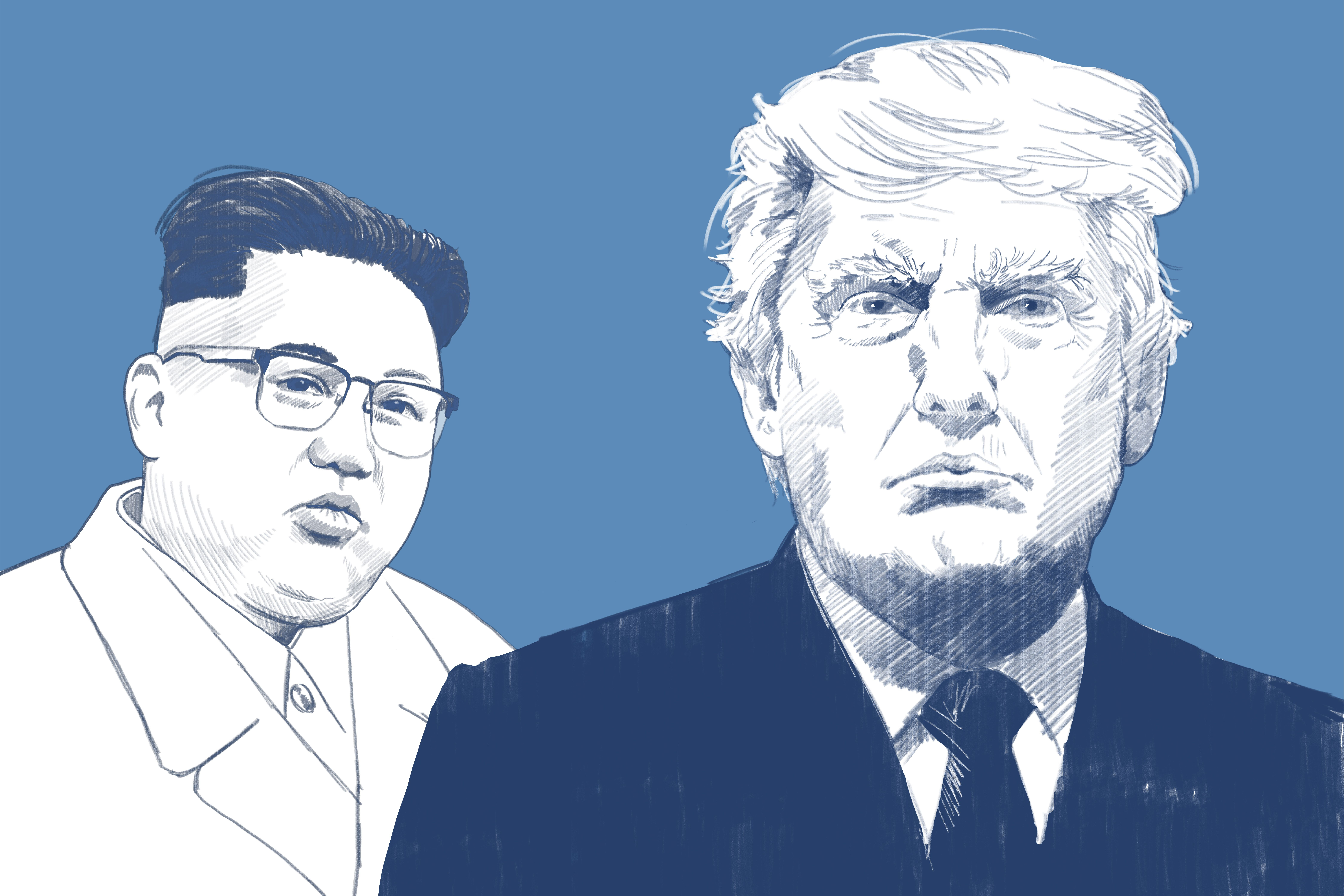 donald trump, kim jong un
