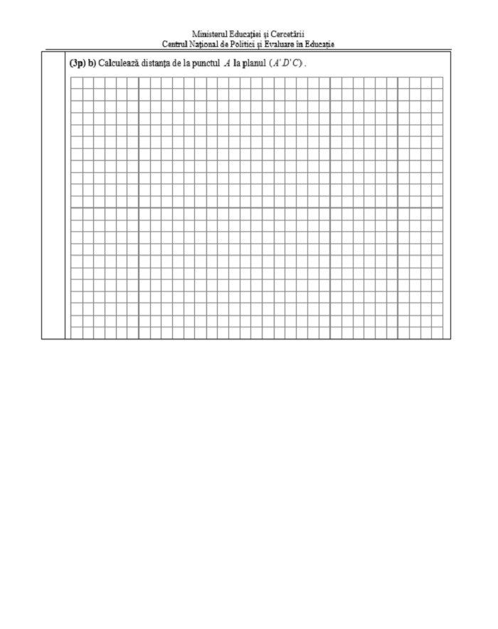 Evaluarea Națională 2021. Model de subiecte pentru matematică - 5