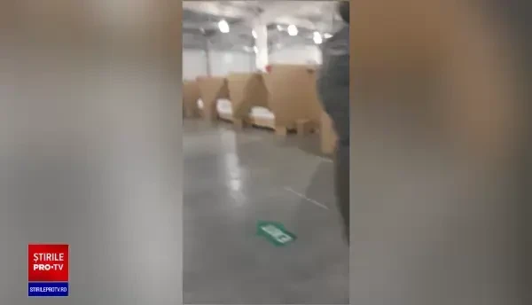 EXCLUSIV: Imagini din centrul de la Chitila pentru bolnavi cu forme uşoare de COVID-19